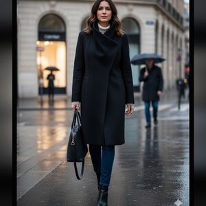 Calvin Klein Wool Cocoon Coat